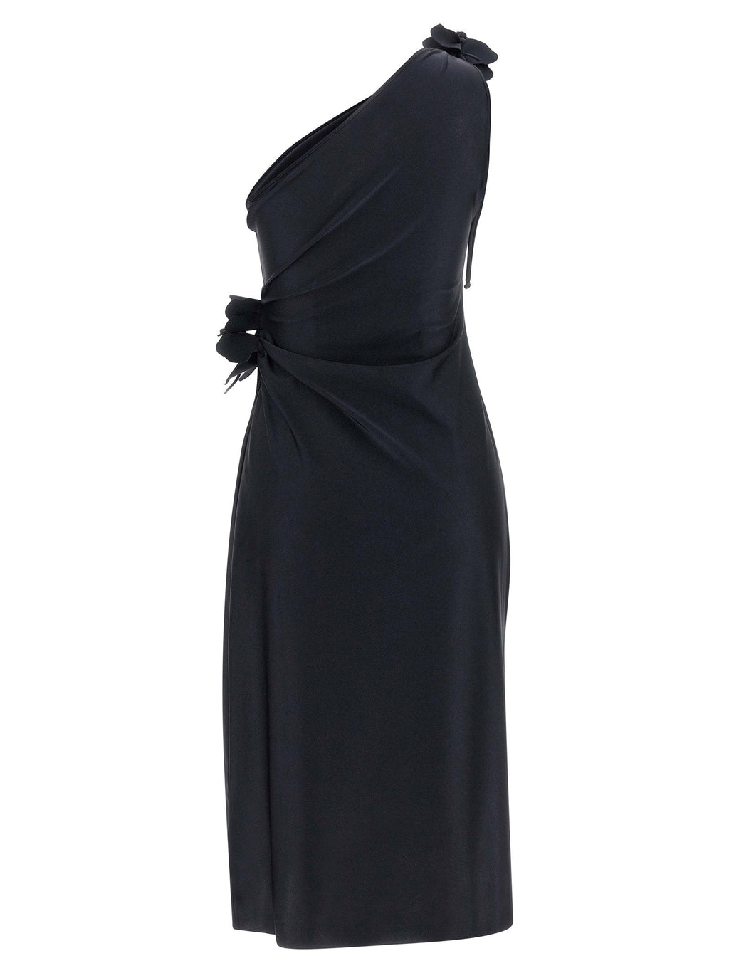 Coperni Coperni Asymmetric Mini Flower Dress