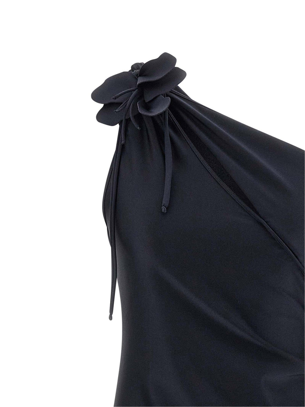 Coperni Coperni Asymmetric Mini Flower Dress