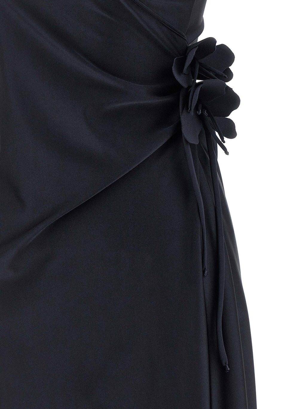 Coperni Coperni Asymmetric Mini Flower Dress