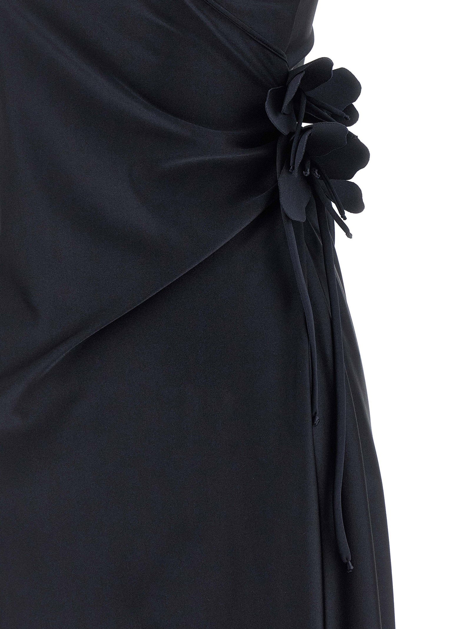 Coperni Coperni Asymmetric Mini Flower Dress