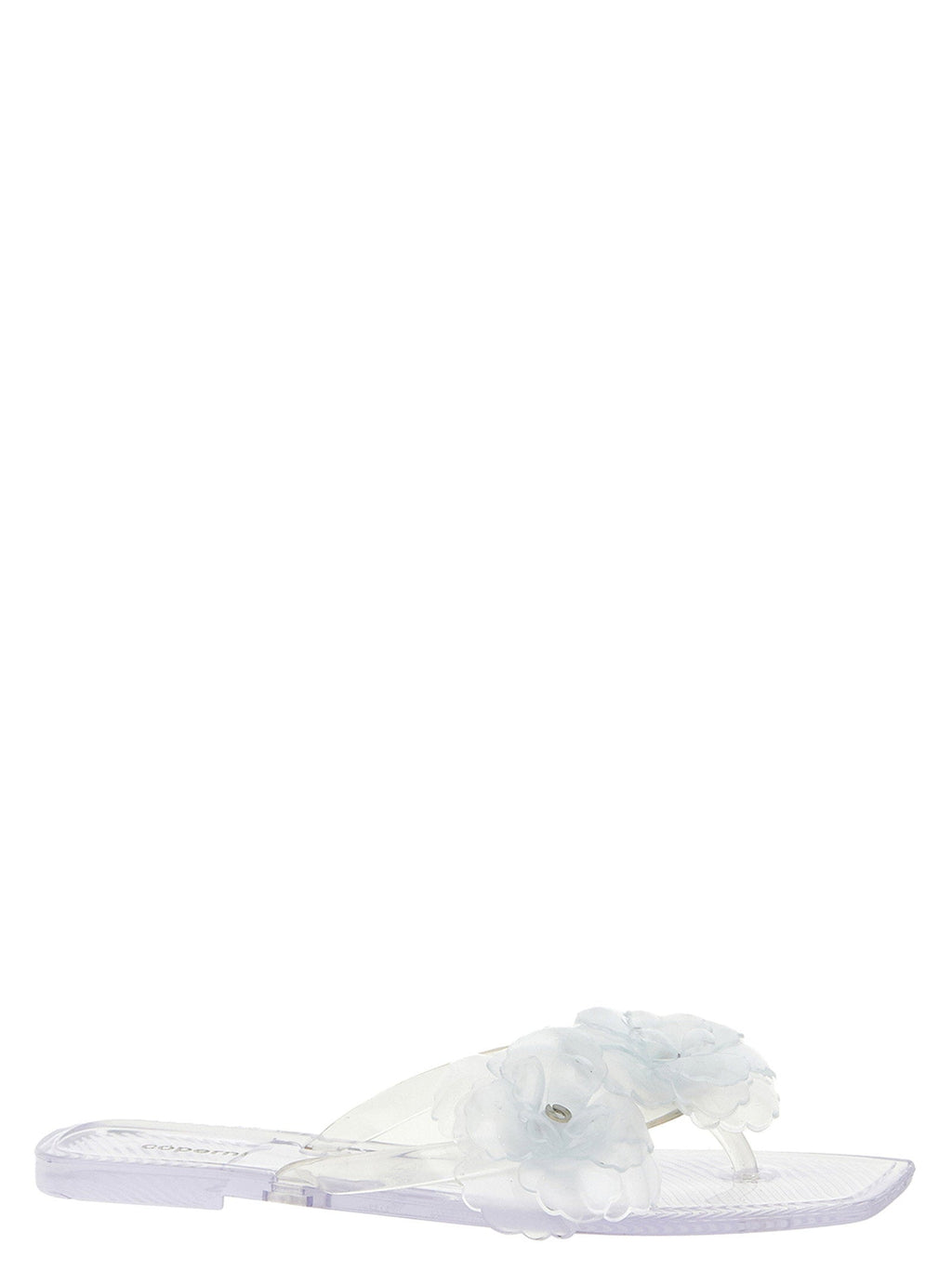 Coperni Coperni Silicone Flower Flat Sandals
