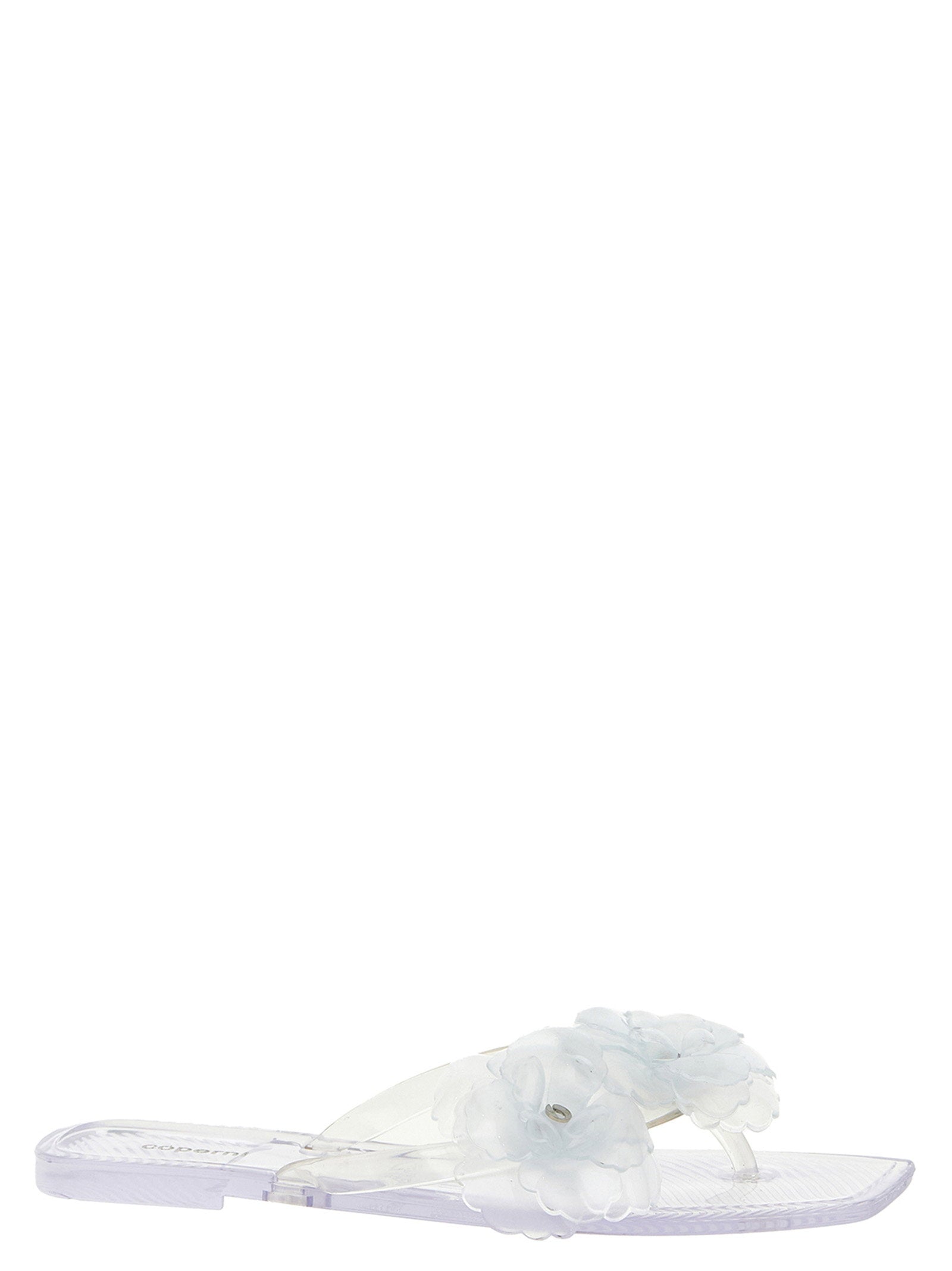 Coperni Coperni Silicone Flower Flat Sandals