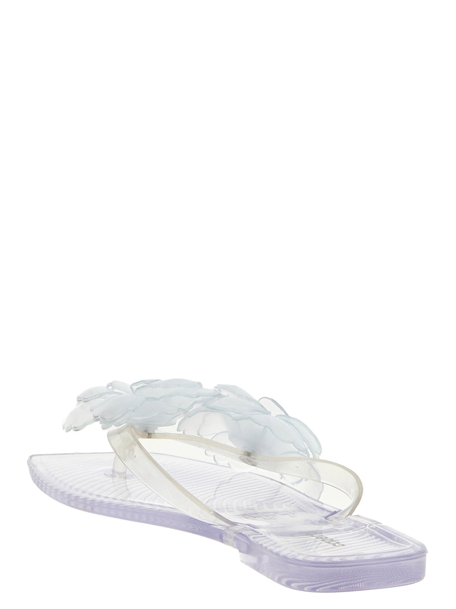 Coperni Coperni Silicone Flower Flat Sandals