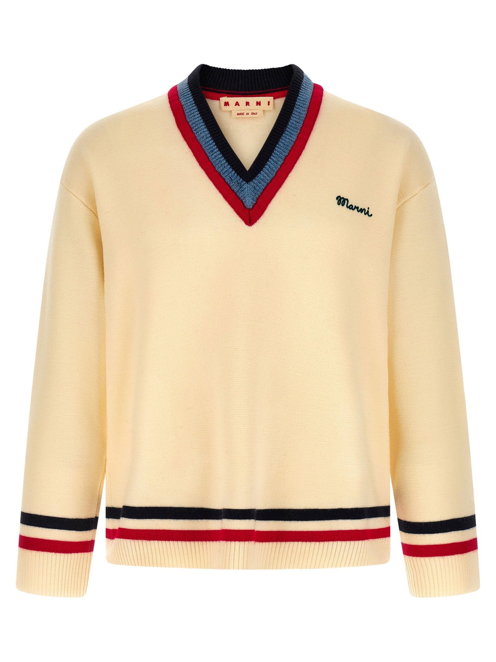 Marni Marni Logo Embroidery Sweater