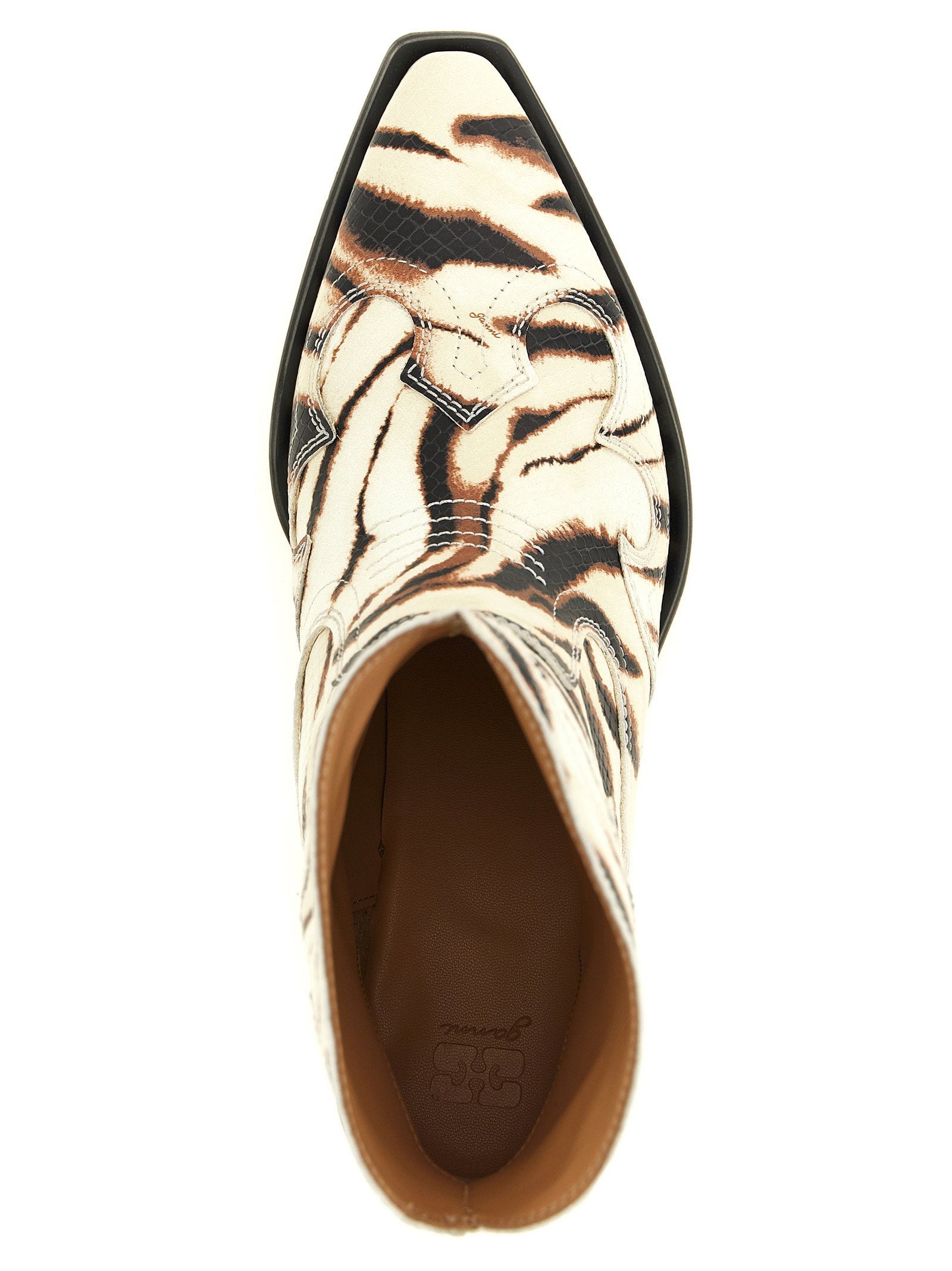 Ganni Ganni Western Ankle Boots