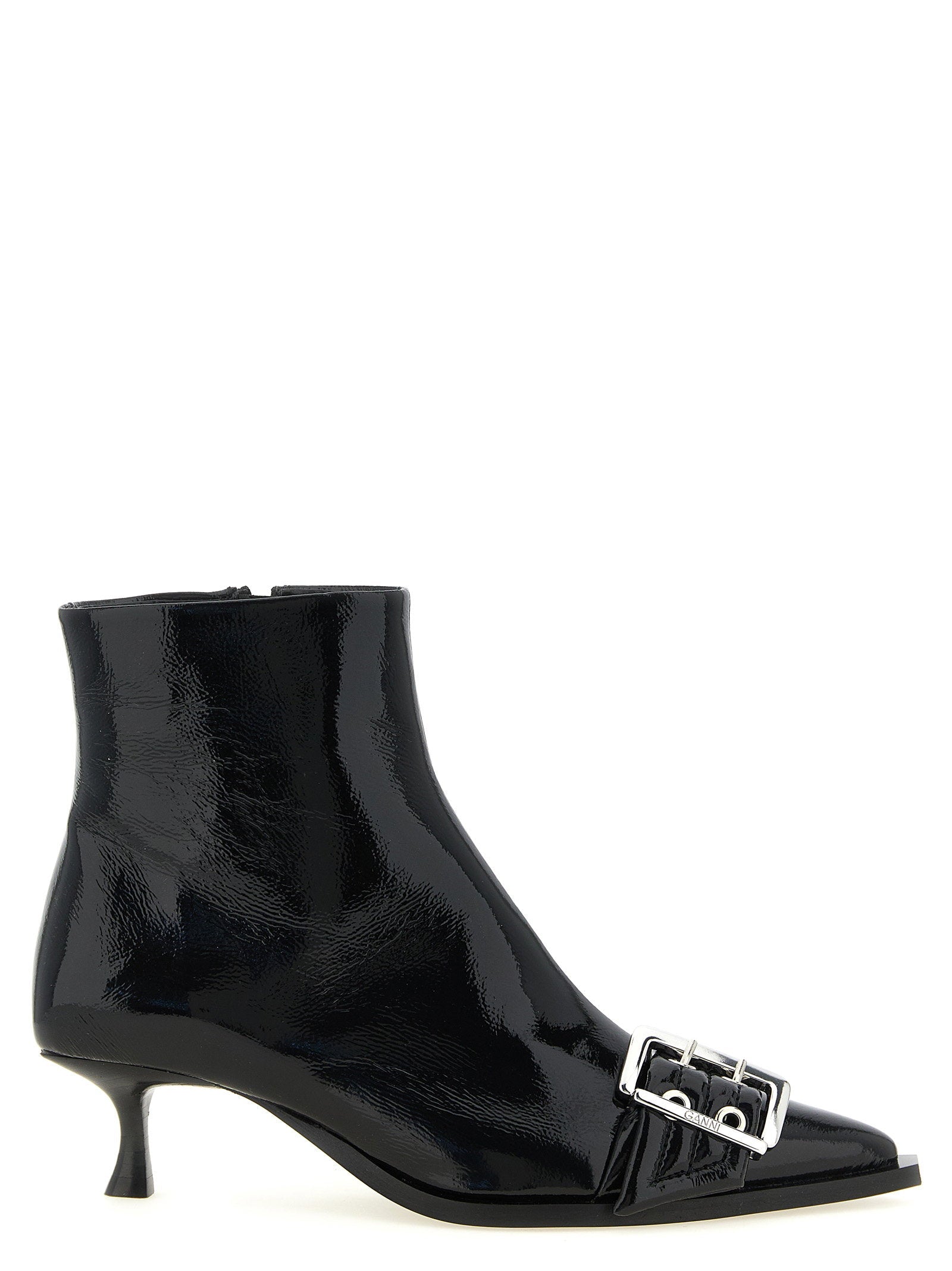 Ganni Ganni Buckle Ankle Boots