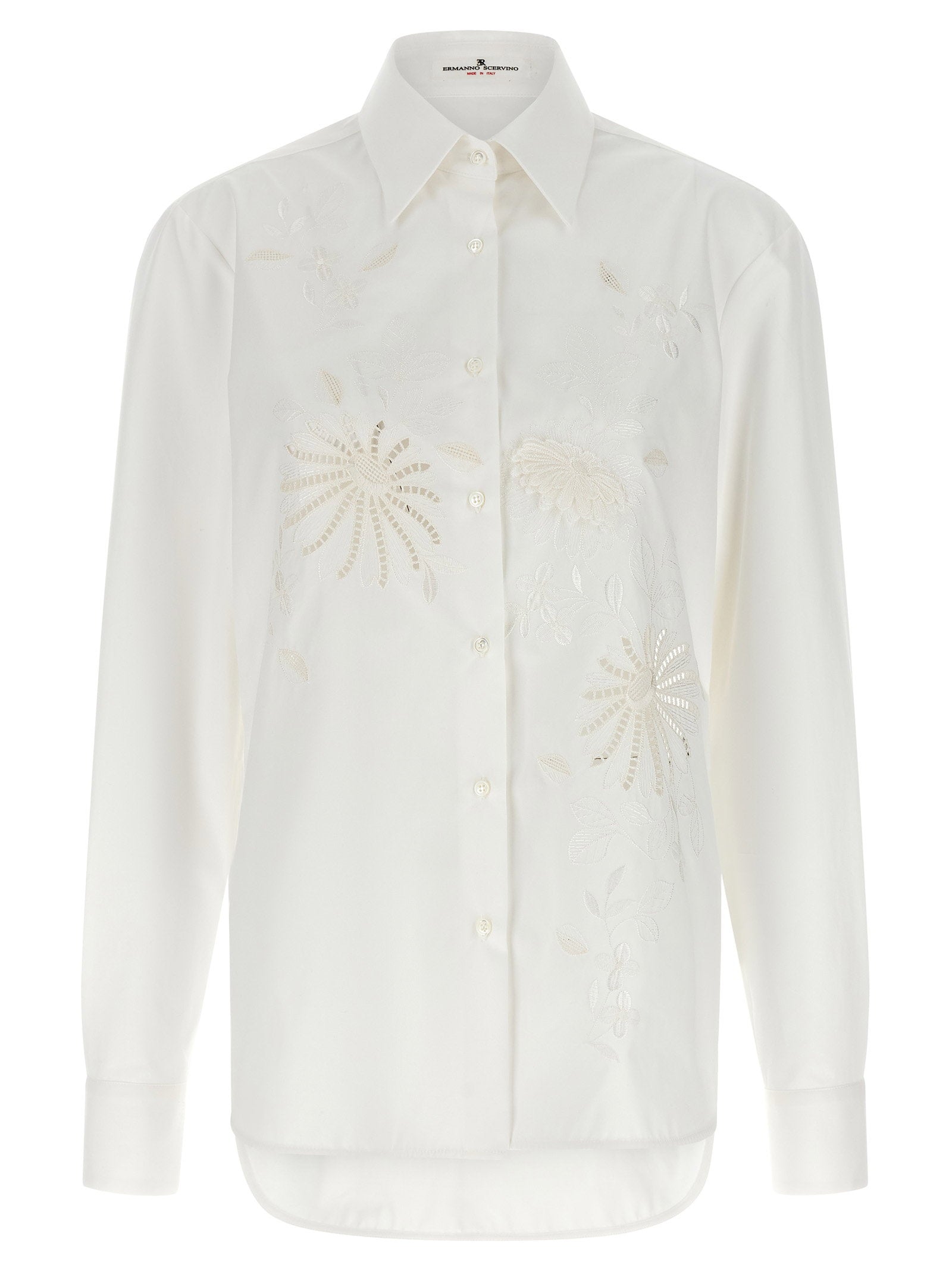 Ermanno Scervino Ermanno Scervino Embroidery Cotton Shirt