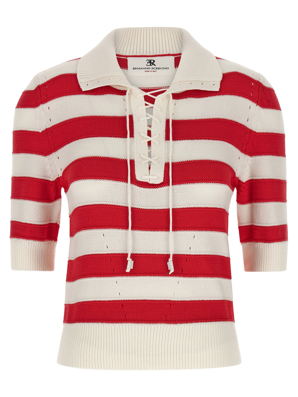 Ermanno Scervino Ermanno Scervino Crochet Polo Shirt