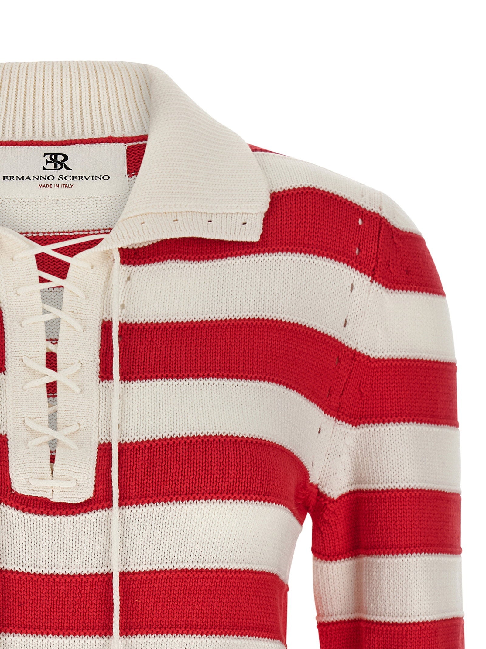 Ermanno Scervino Ermanno Scervino Crochet Polo Shirt