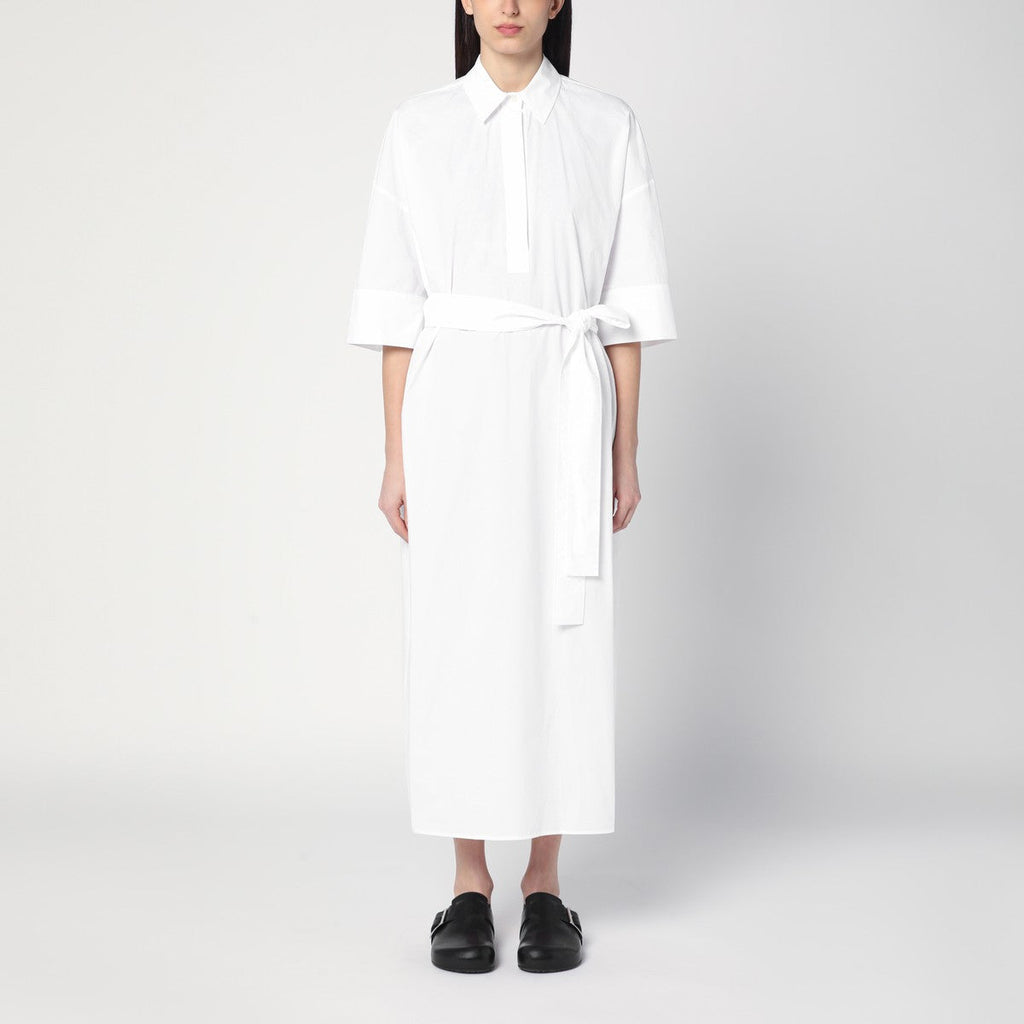 P.A.R.O.S.H. P.A.R.O.S.H. White chemise dress in cotton