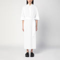 P.A.R.O.S.H. P.A.R.O.S.H. White chemise dress in cotton