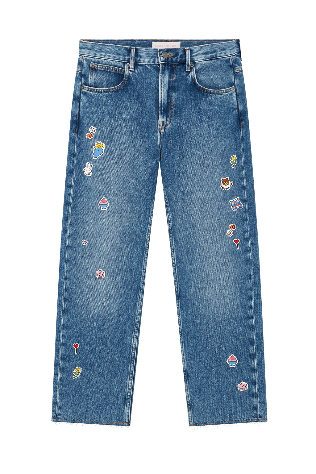 Denim With Sticker Patches