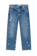Denim With Sticker Patches