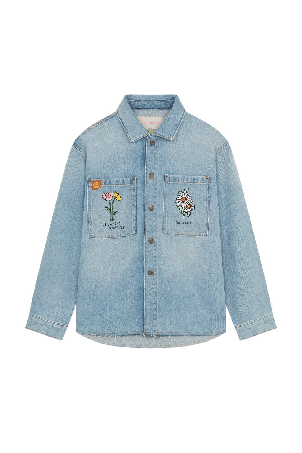 Fleuriste Embroidered Denim Jacket