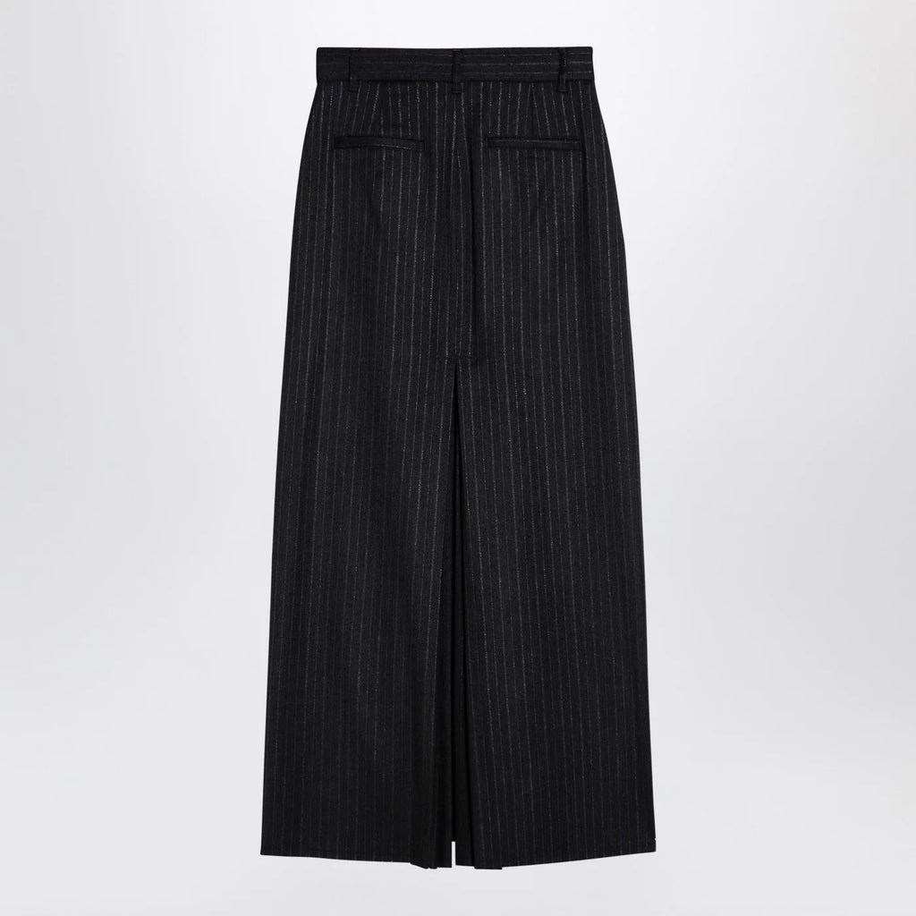 DEPARTMENT 5 Grey pinstripe wool-blend skirt