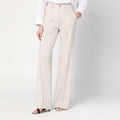 Department 5 Misa grey mélange trousers in linen blend