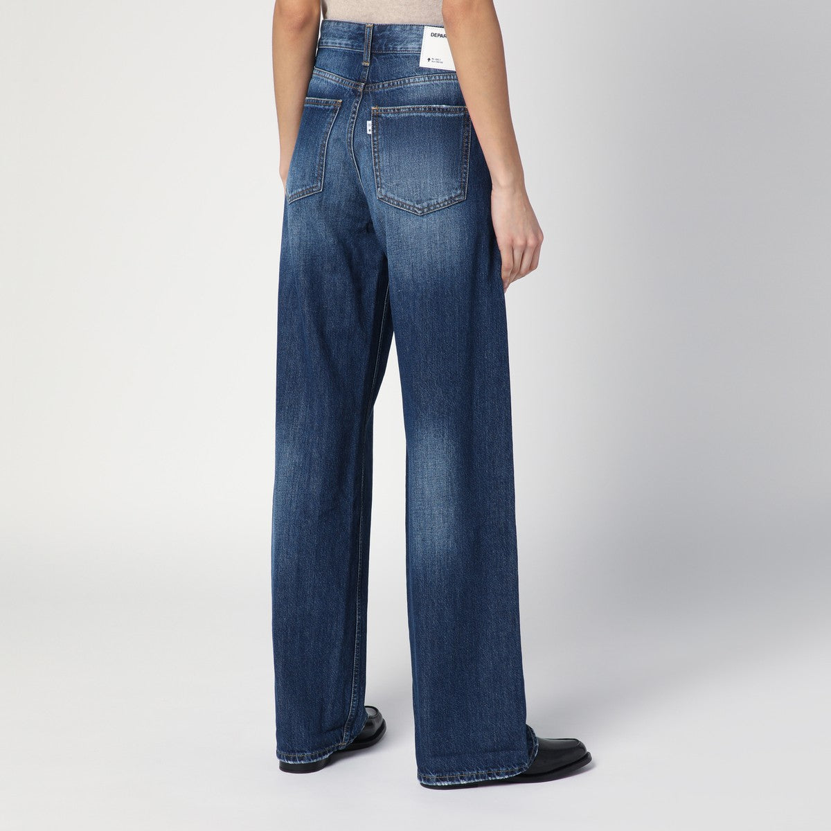DEPARTMENT 5 DEPARTMENT 5 Wide-leg Pop blue jeans with washed effect