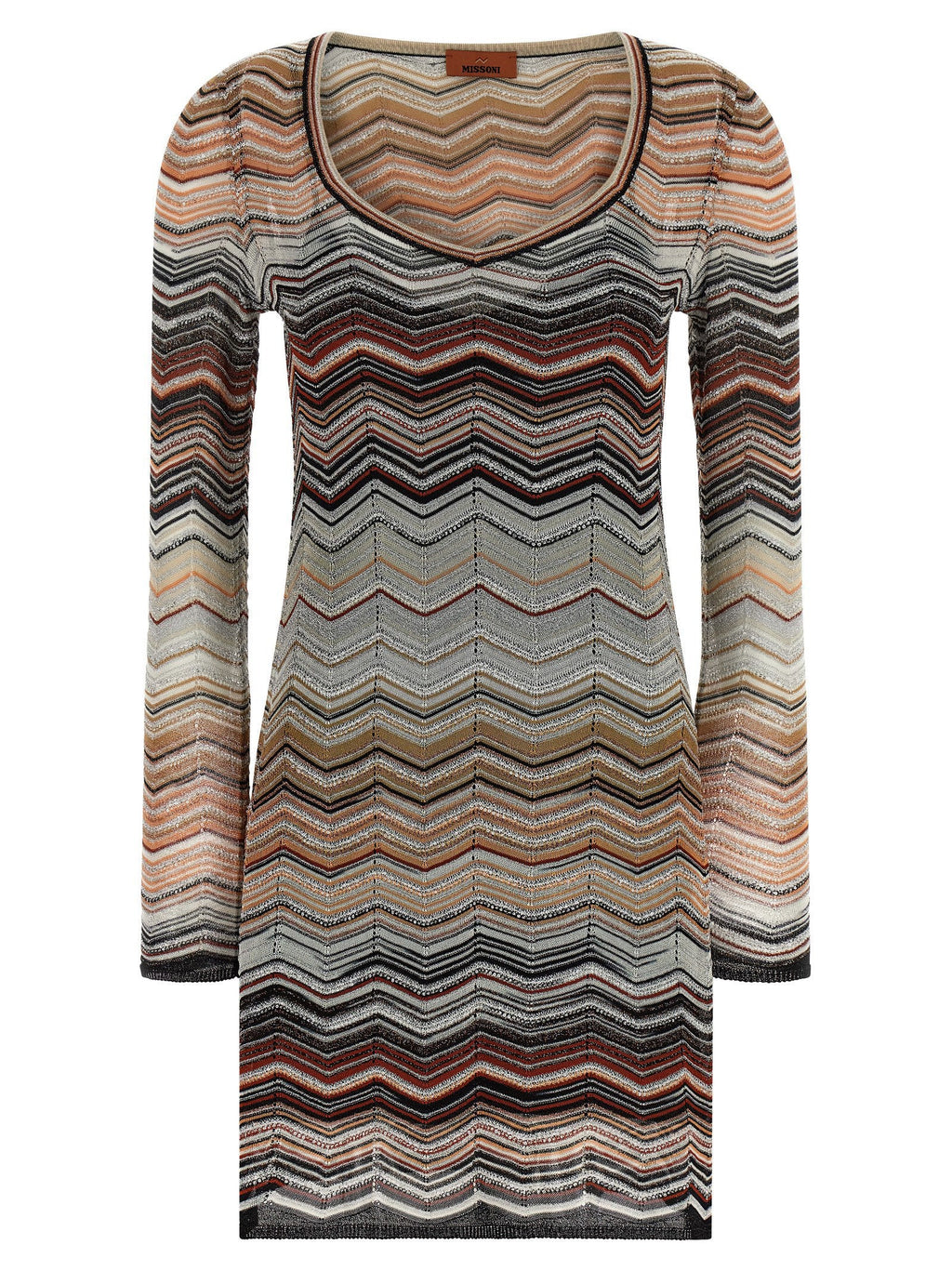 Missoni Missoni Chevron Lamé Dress