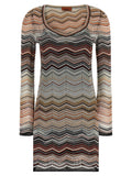 Missoni Missoni Chevron Lamé Dress