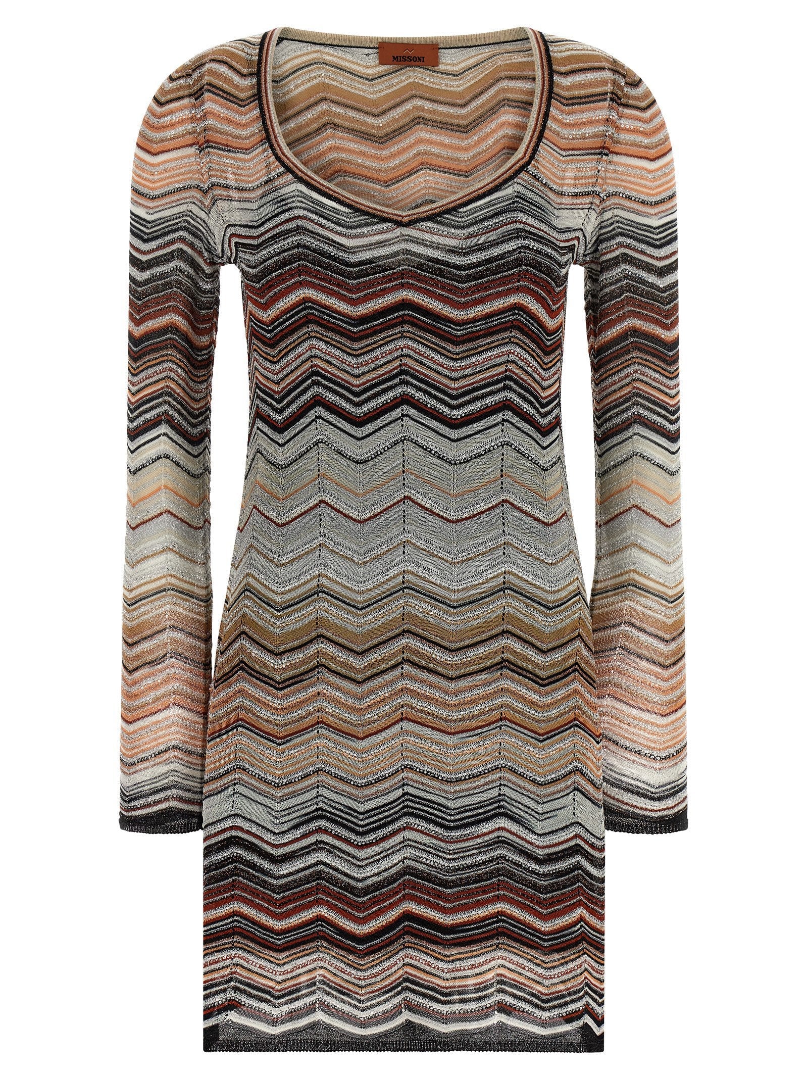 Missoni Missoni Chevron Lamé Dress