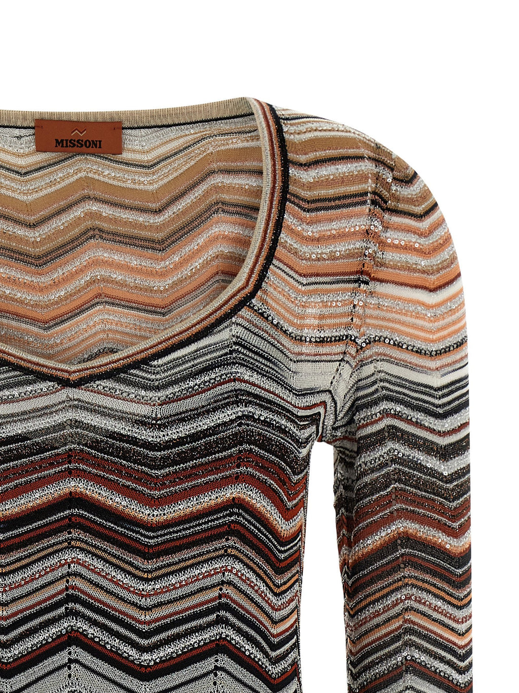 Missoni Missoni Chevron Lamé Dress