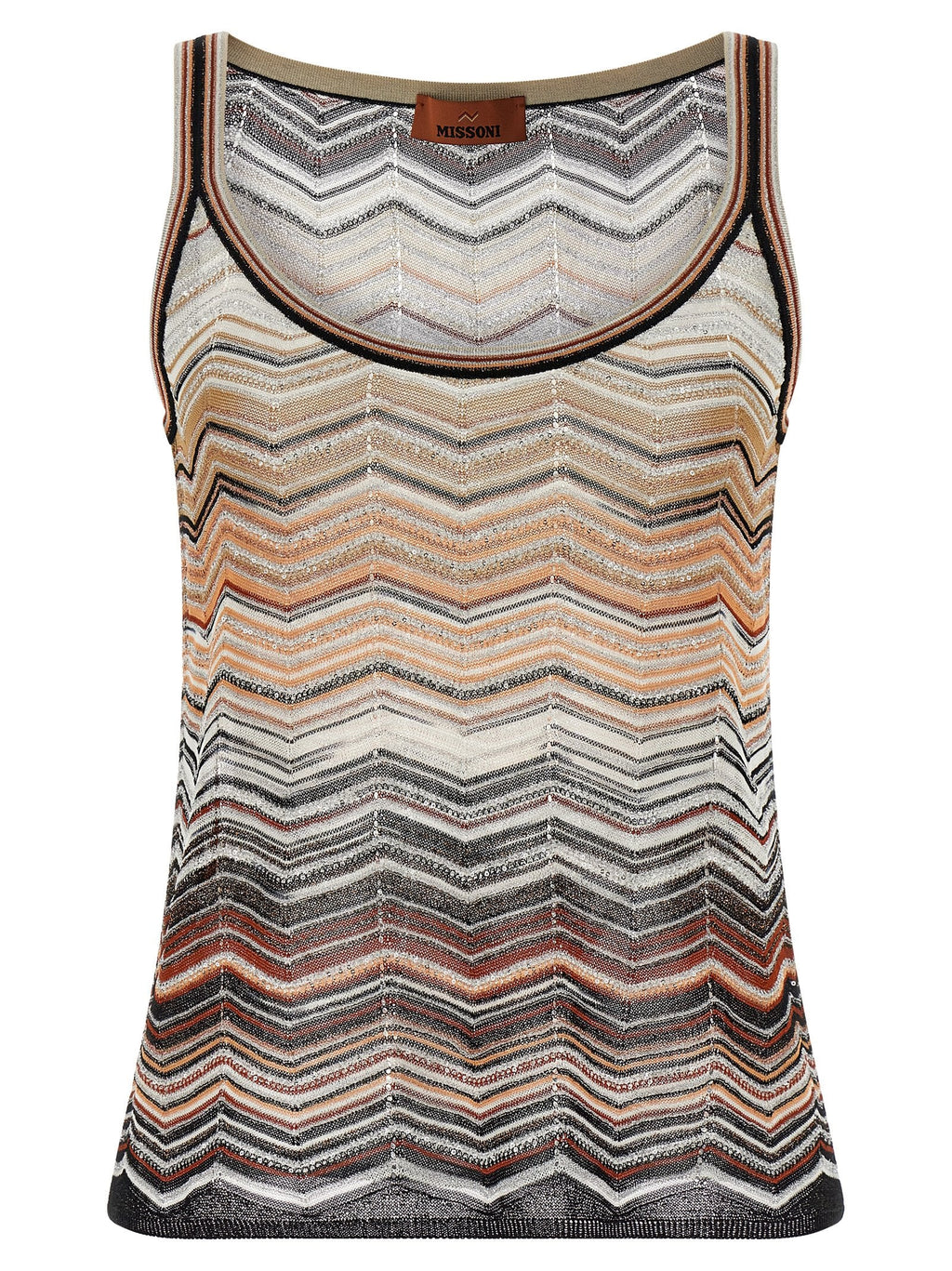 Missoni Missoni Tank Top Chevron Lamé