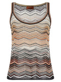 Missoni Missoni Tank Top Chevron Lamé
