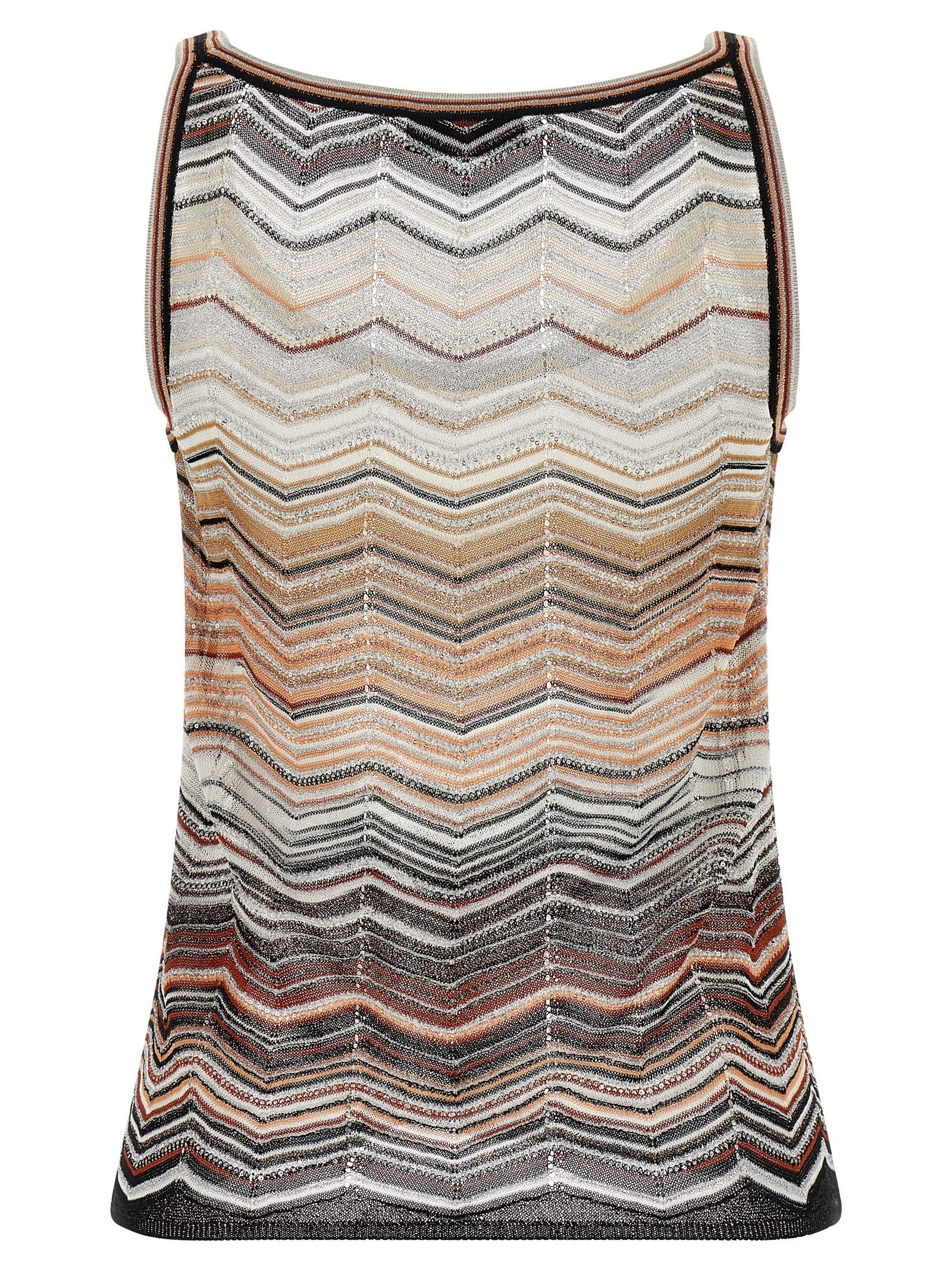 Missoni Missoni Tank Top Chevron Lamé