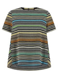 Missoni Missoni Lamé Stripes T-shirt