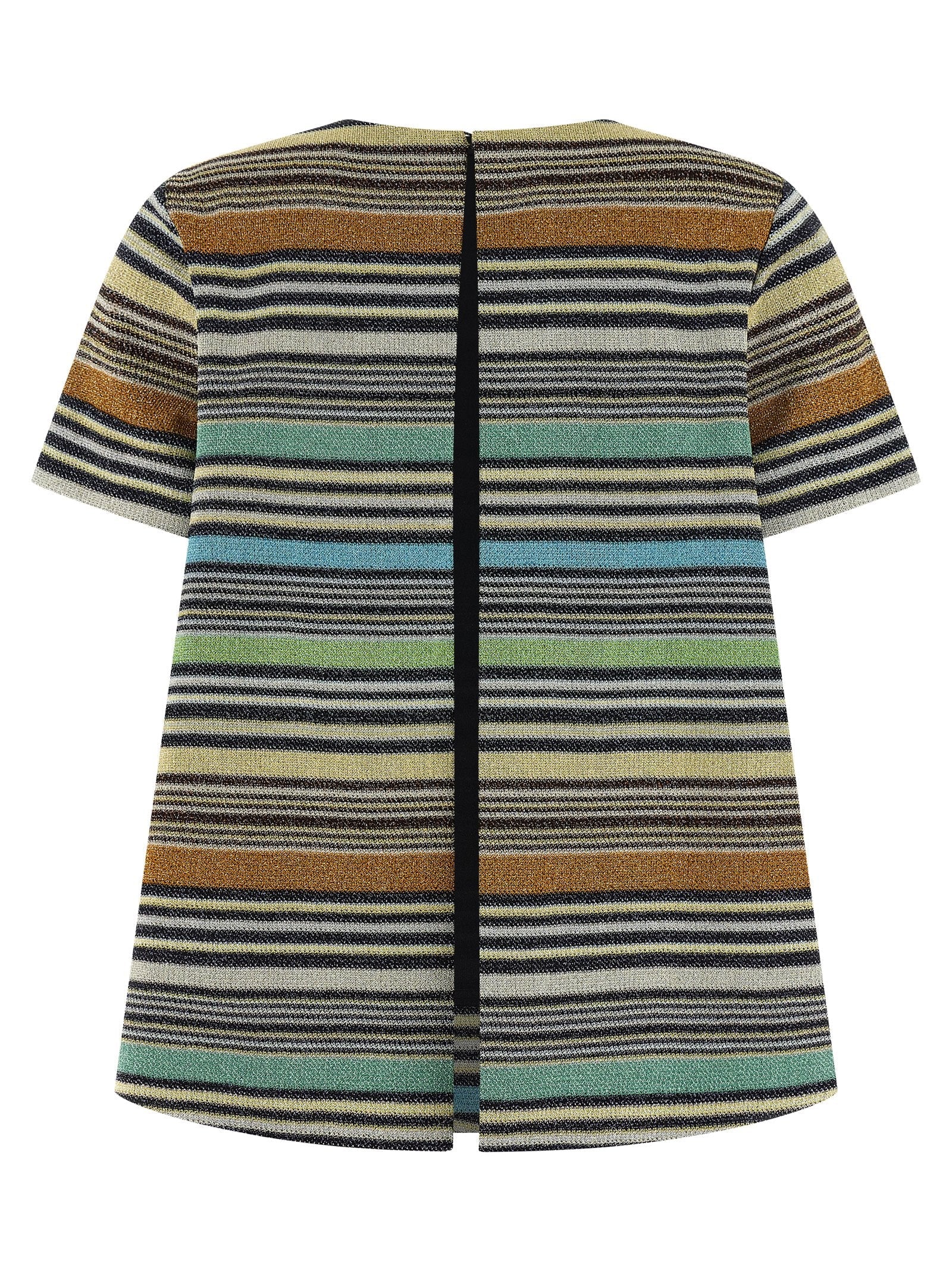 Missoni Missoni Lamé Stripes T-shirt