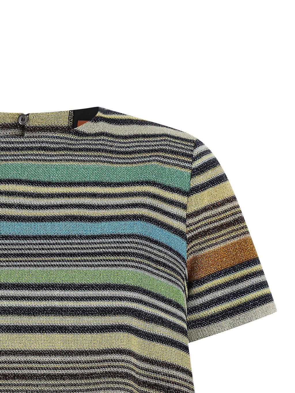 Missoni Missoni Lamé Stripes T-shirt