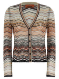 Missoni Missoni Chevron Lamé Cardigan