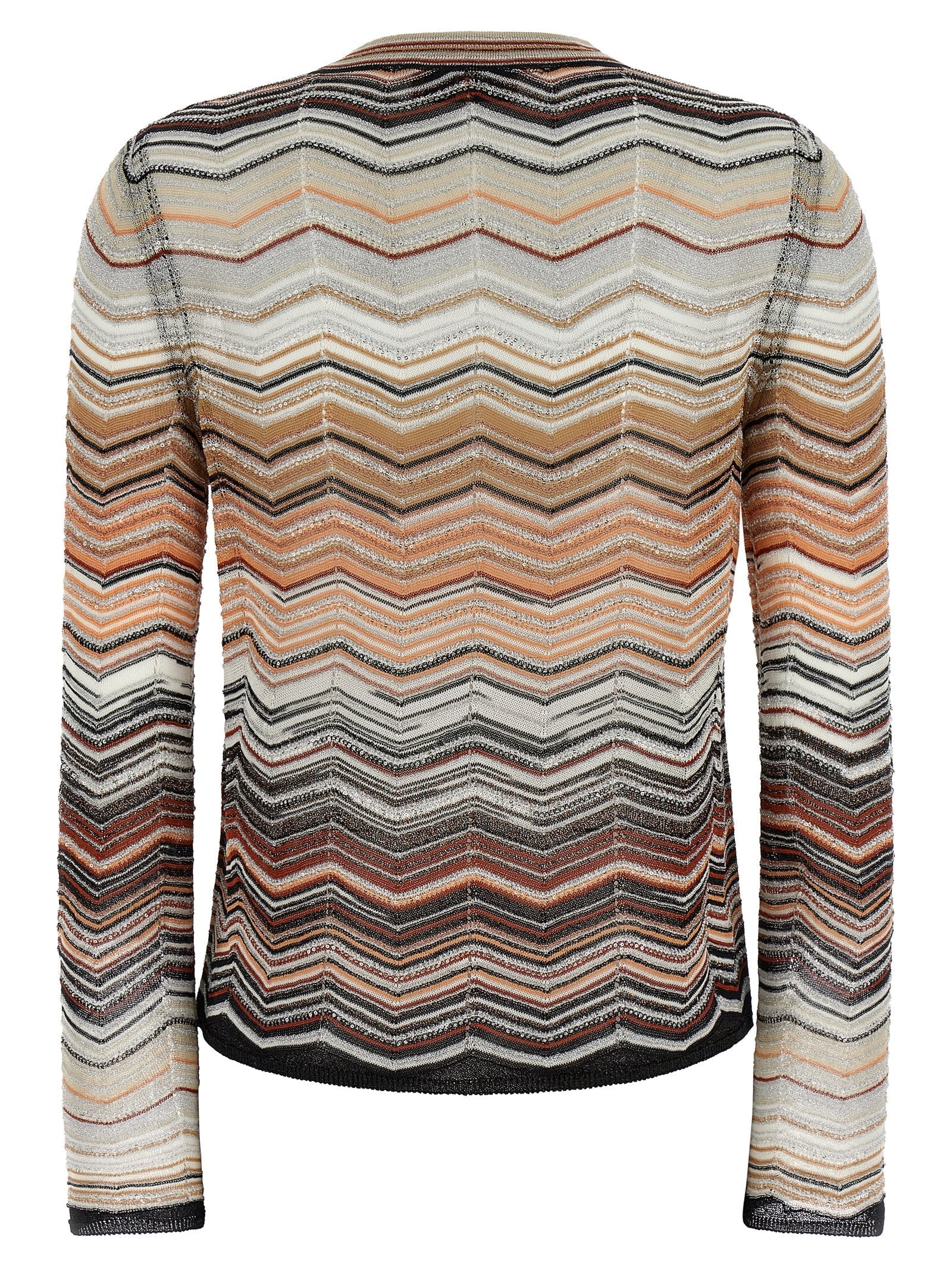 Missoni Missoni Chevron Lamé Cardigan