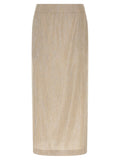 Peserico Peserico Lamé Thread Skirt