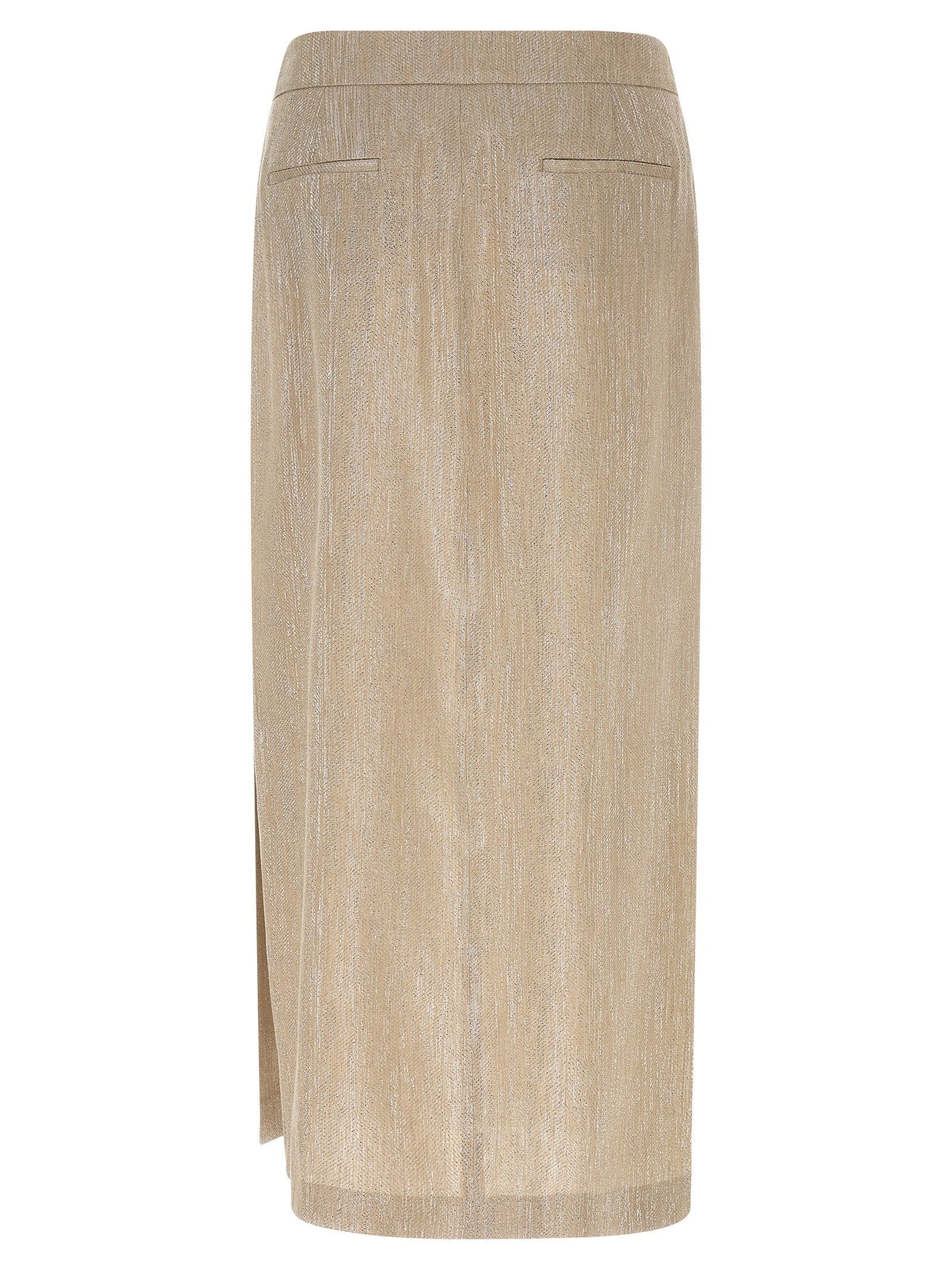 Peserico Peserico Lamé Thread Skirt