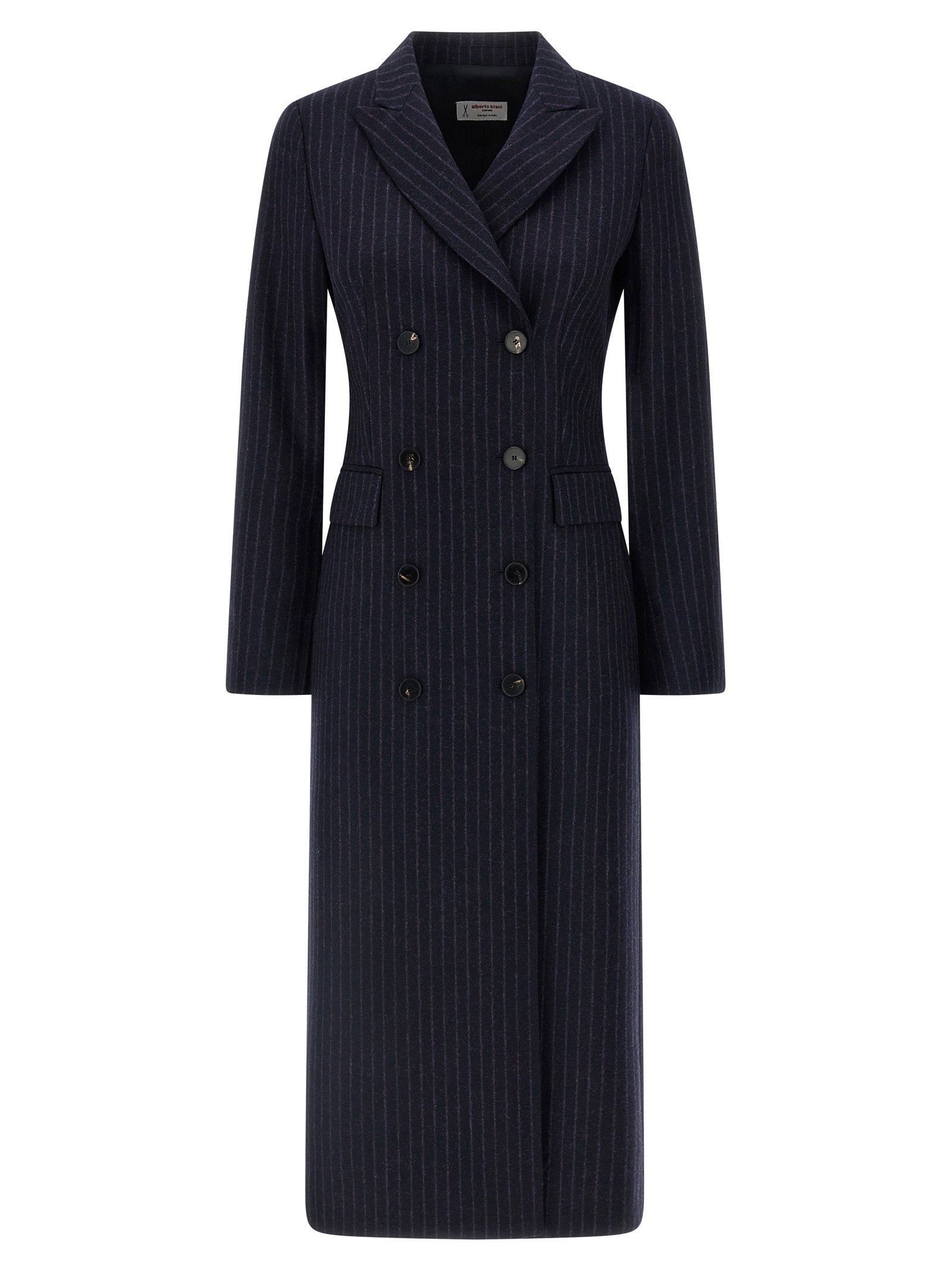 Alberto Biani Alberto Biani Pinstripe Coat