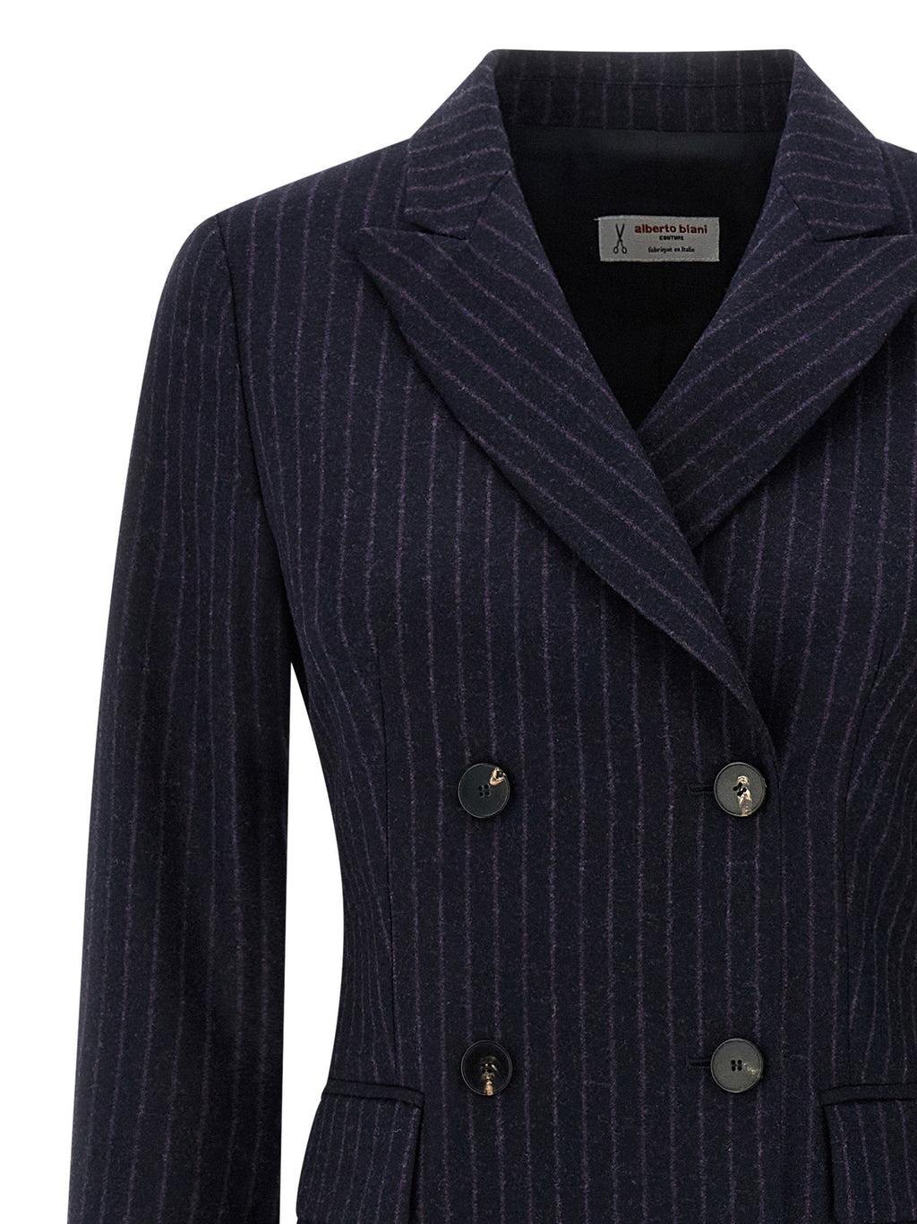 Alberto Biani Alberto Biani Pinstripe Coat