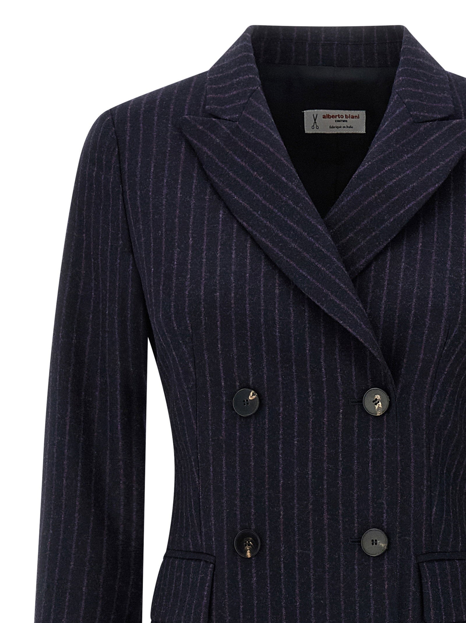 Alberto Biani Alberto Biani Pinstripe Coat
