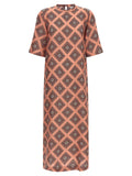 Alberto Biani Alberto Biani Tie Print Dress