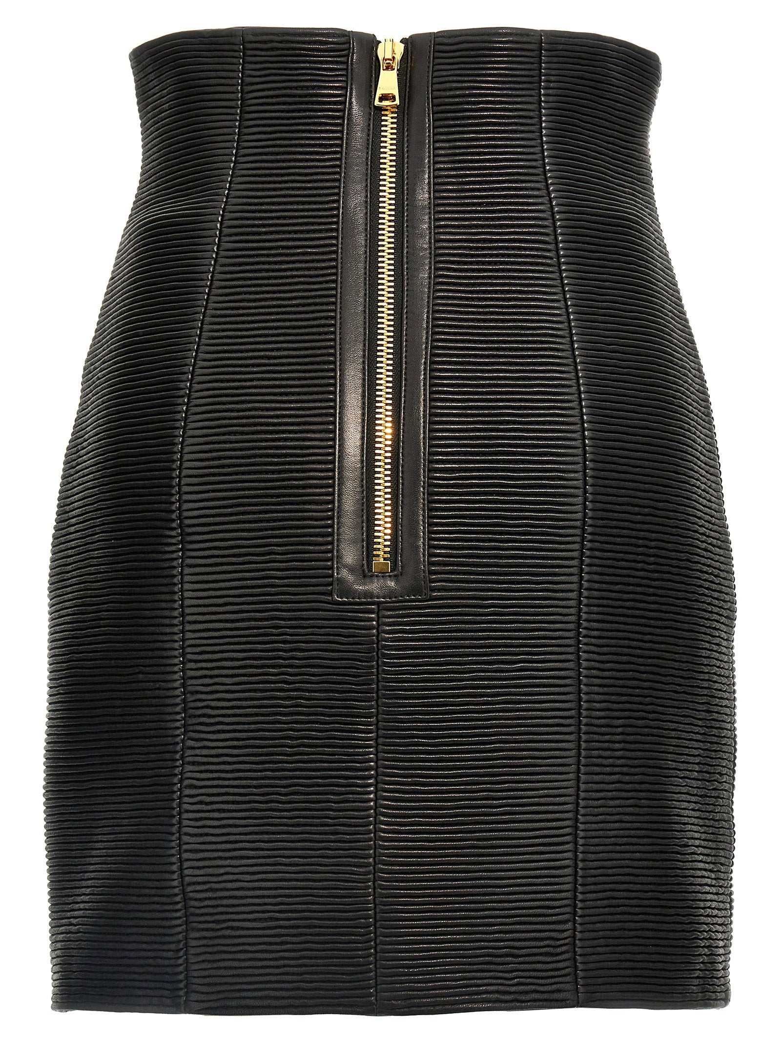 Balmain Balmain Hw Rolled Skirt