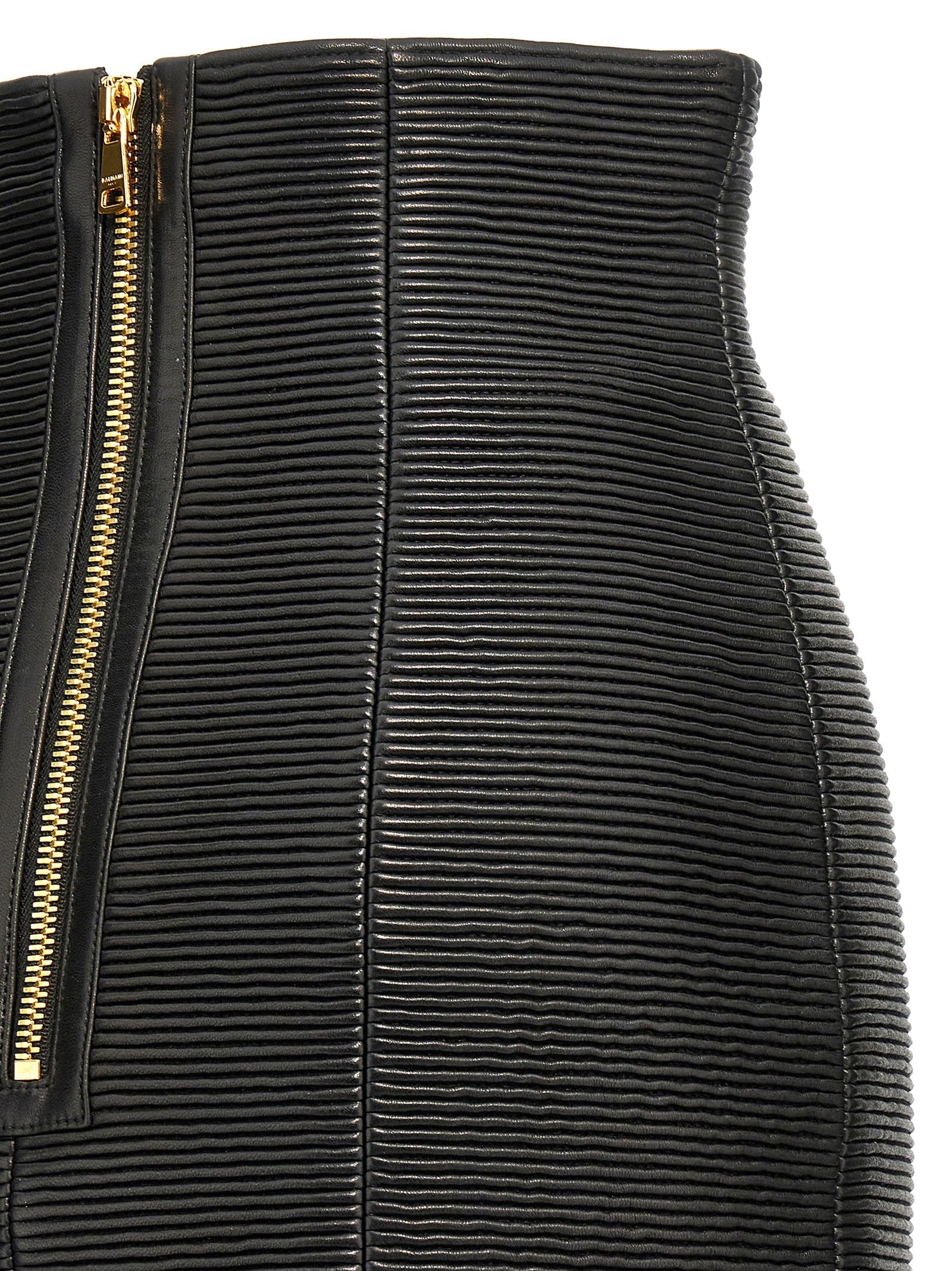 Balmain Balmain Hw Rolled Skirt