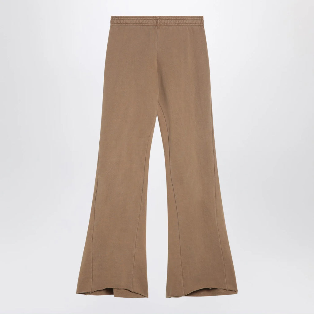Entire Studios Cotton beige flared trousers
