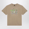 Brain Dead Beige cotton T-shirt with print