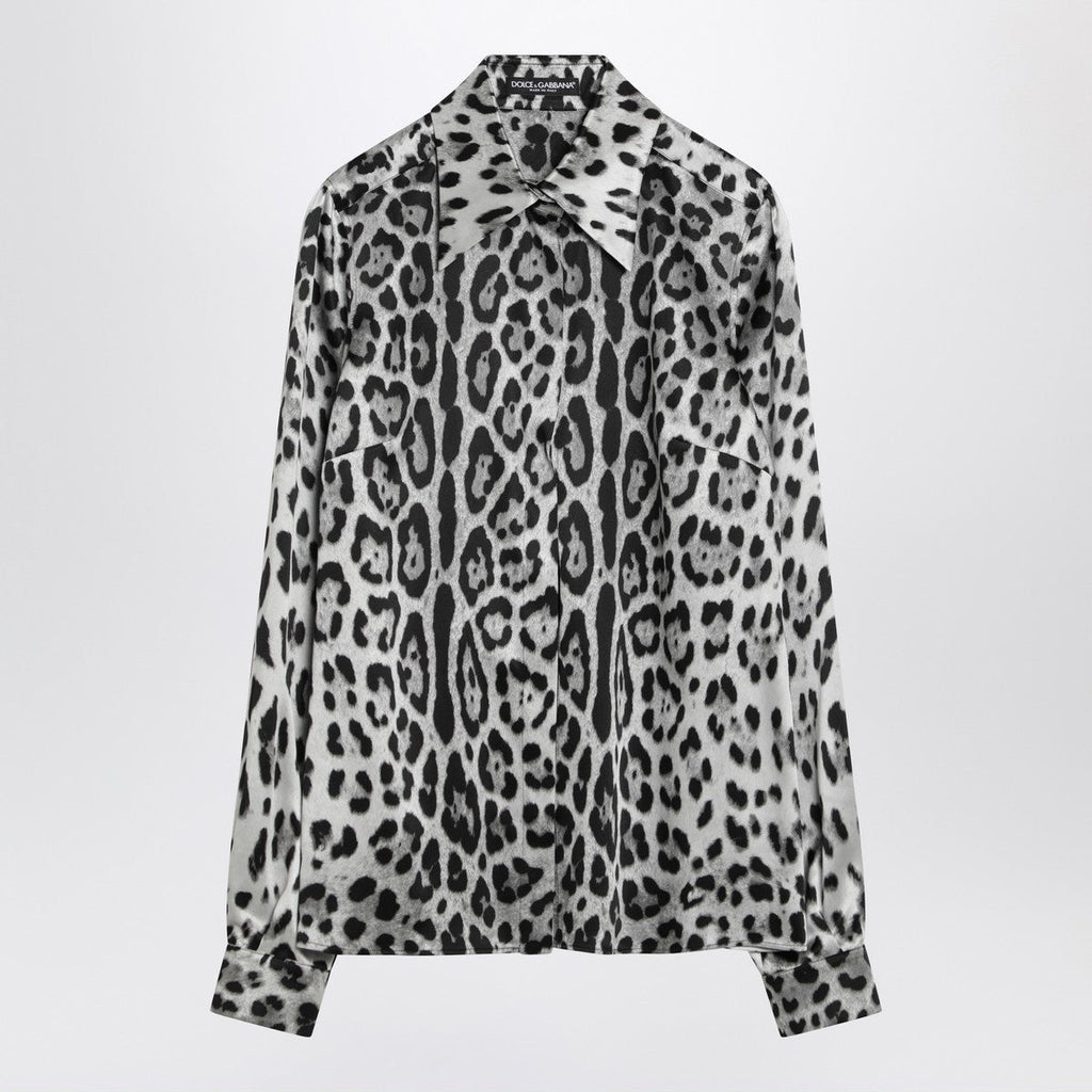 Dolce & Gabbana Dolce & Gabbana Dolce&Gabbana Leopard print silk shirt