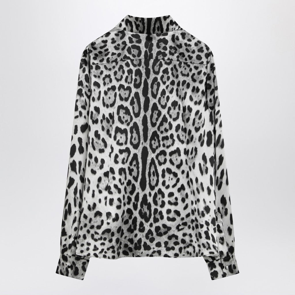 Dolce & Gabbana Dolce & Gabbana Dolce&Gabbana Leopard print silk shirt
