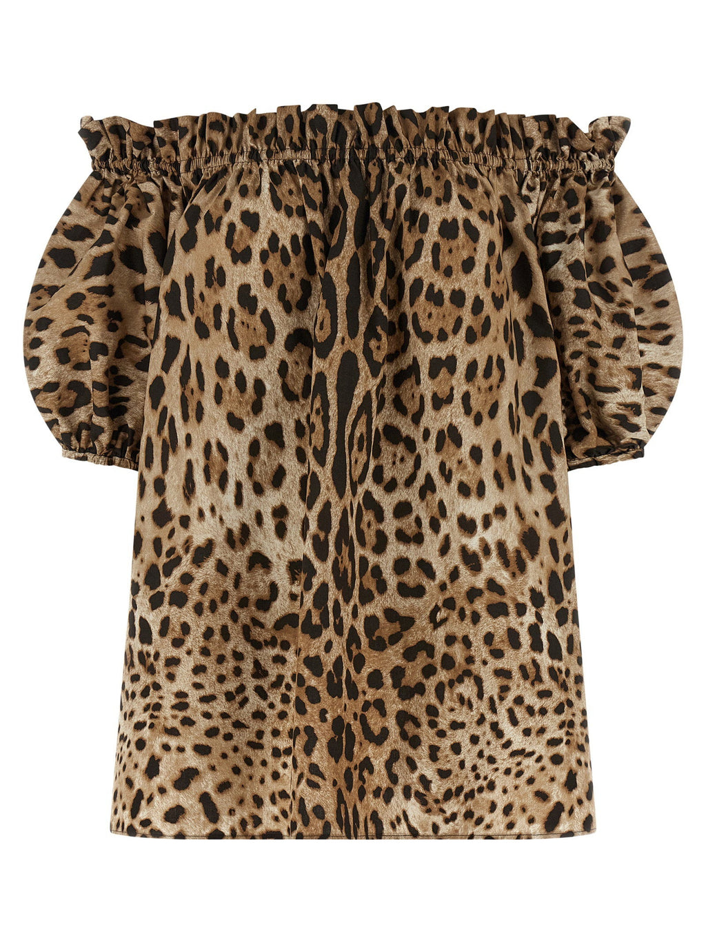 Dolce & Gabbana Dolce & Gabbana Animal Print Cotton Top