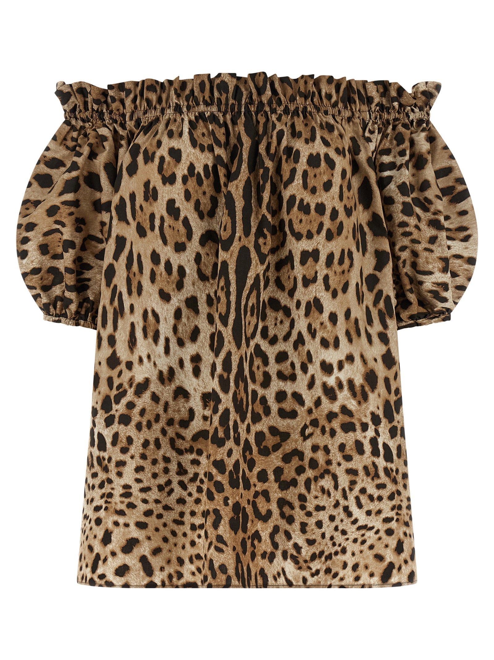 Dolce & Gabbana Dolce & Gabbana Animal Print Cotton Top