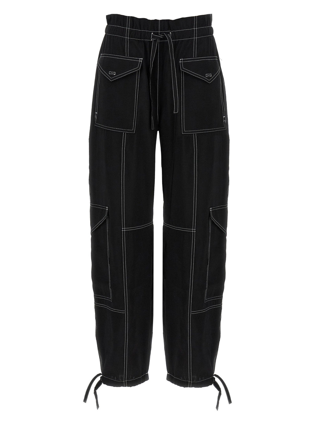 Ganni Ganni Light Slub Pocket Pants