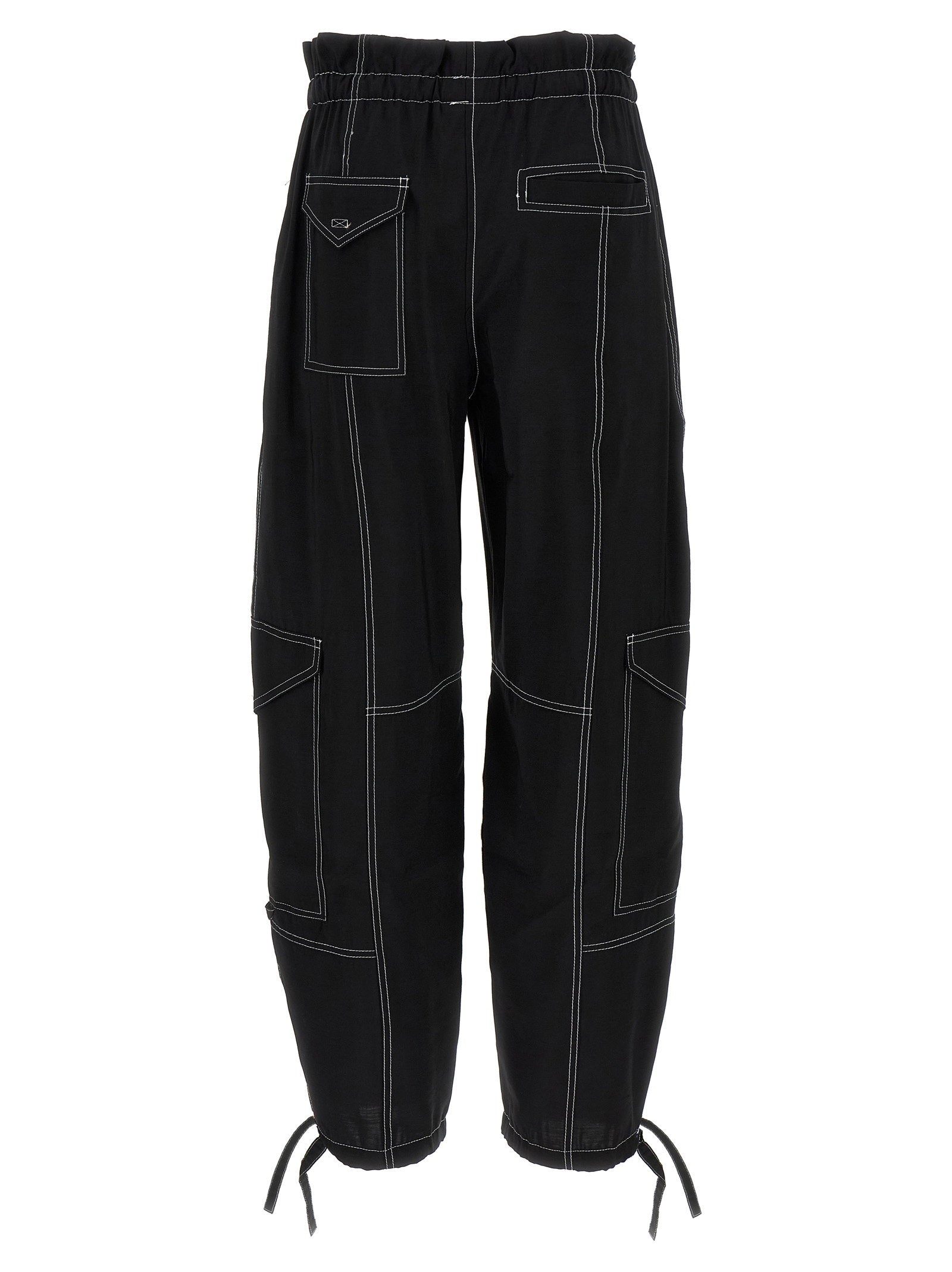 Ganni Ganni Light Slub Pocket Pants