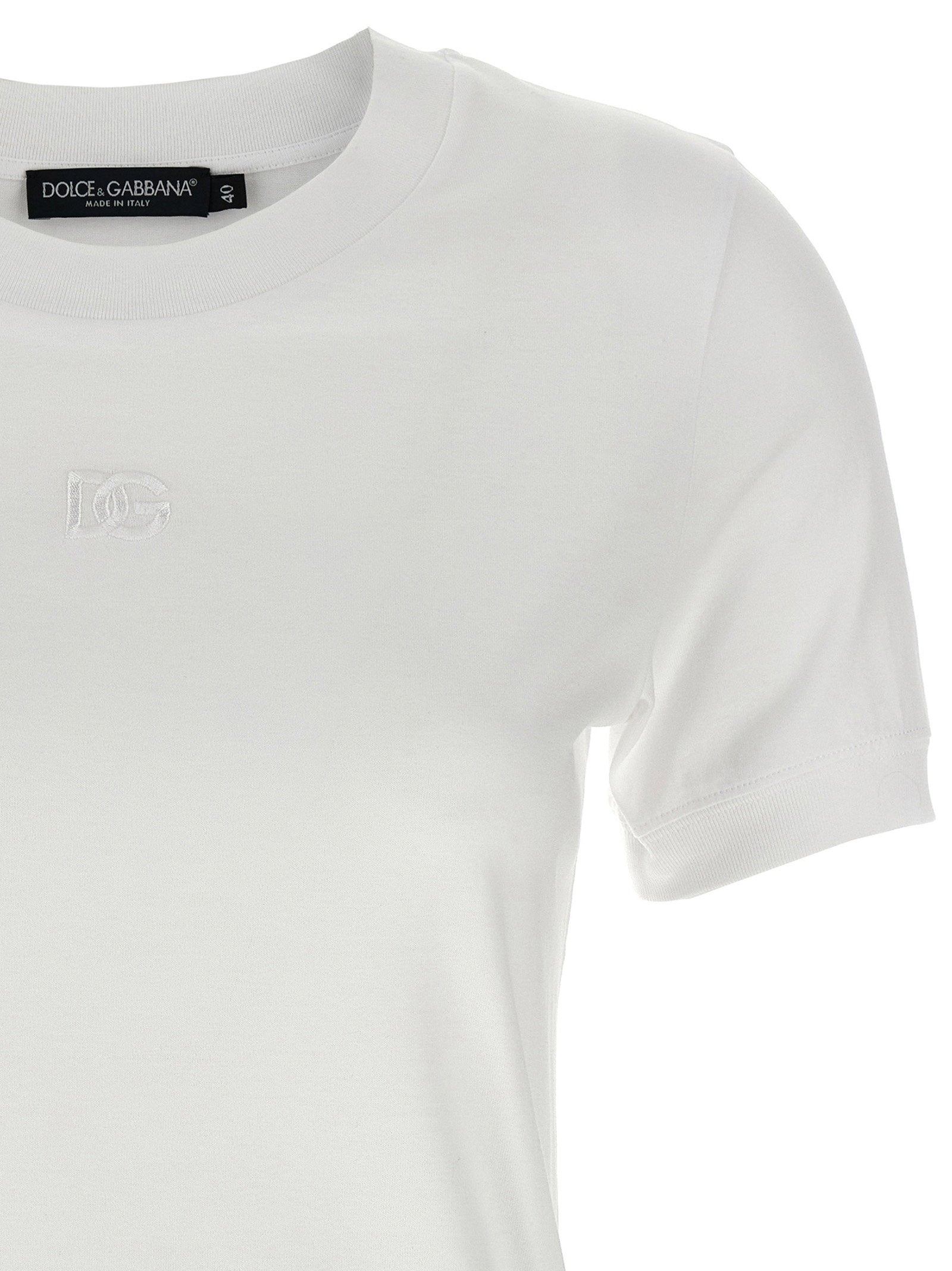 Dolce & Gabbana Dolce & Gabbana Logo Embroidery T-shirt